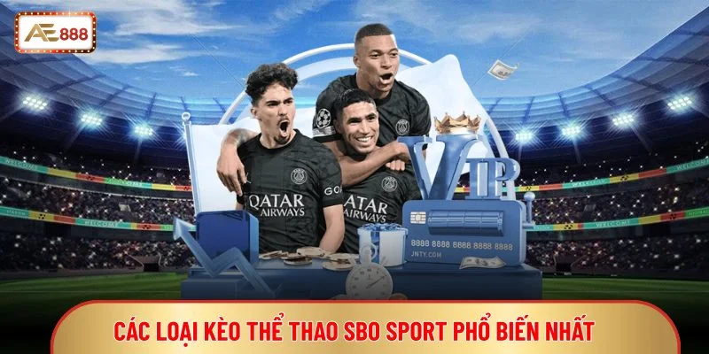 SBO Sport - Hệ Thống Cá Cược Thể Thao Chuẩn Châu Á 2 Các loại kèo thể thao SBO Sport phổ biến nhất